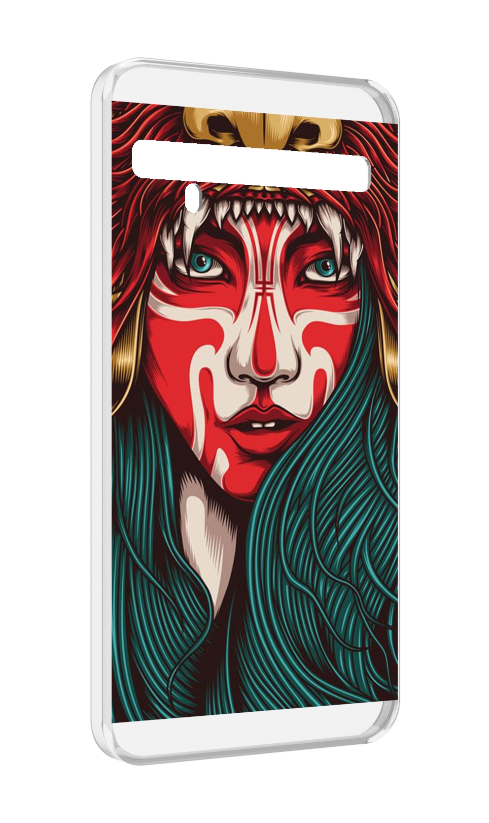 

Чехол MyPads девушка-в-маскировке для TCL 10 Pro / TCL 10 + Plus, Прозрачный, Tocco