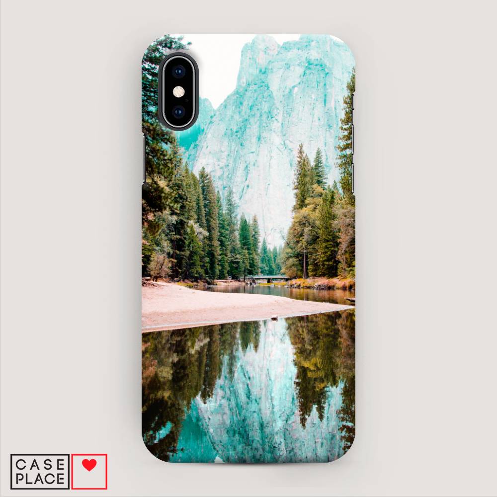 

Пластиковый чехол "Горы 11" на Apple iPhone XS (10S), 11820-3