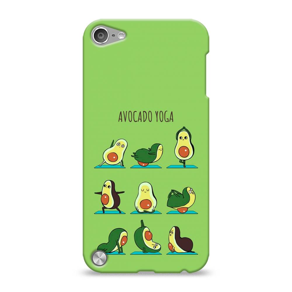 фото Пластиковый чехол "авокадо йога" на apple ipod touch awog