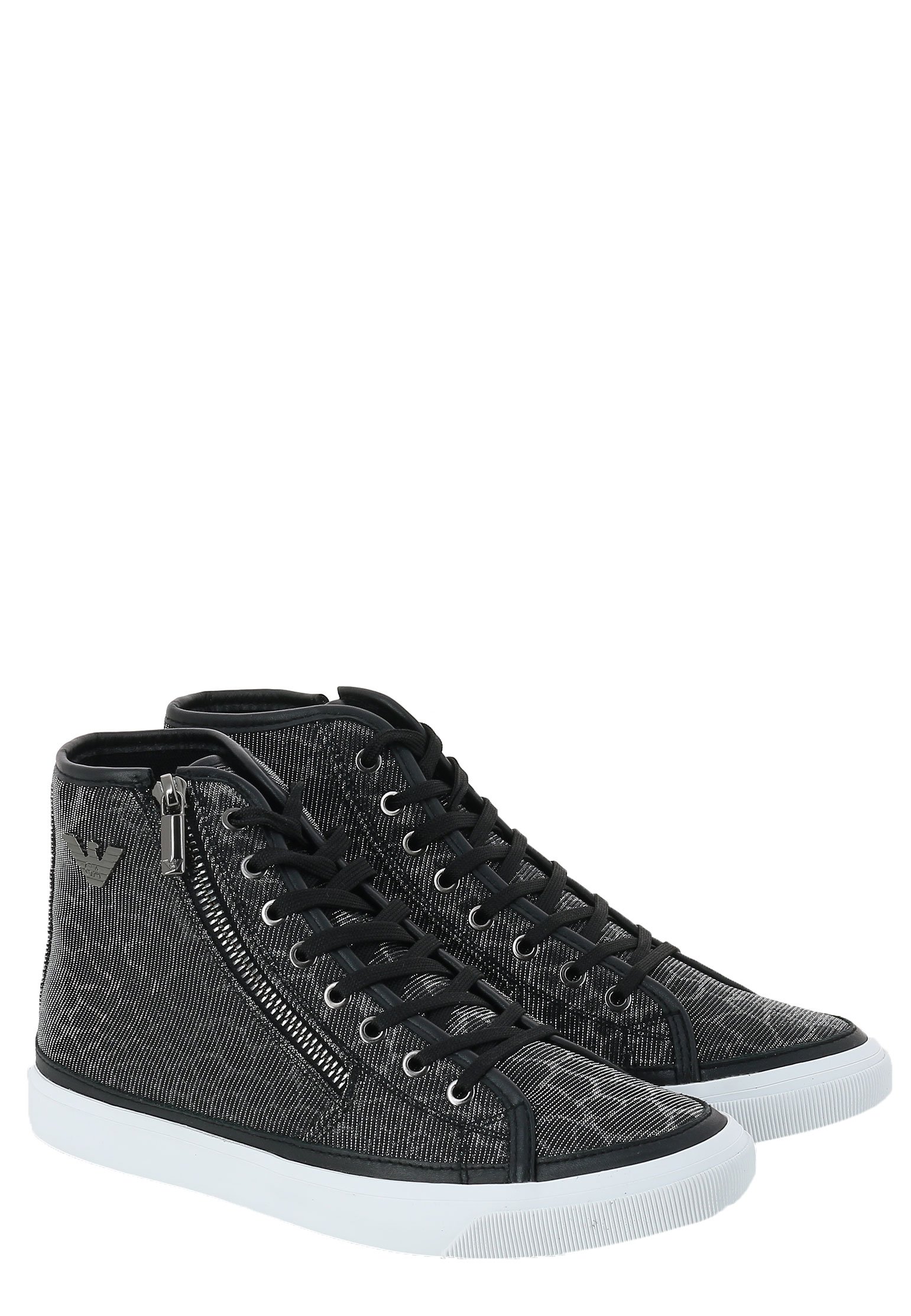 

Кеды женские EMPORIO ARMANI 103590 серые 40 EU, 103590