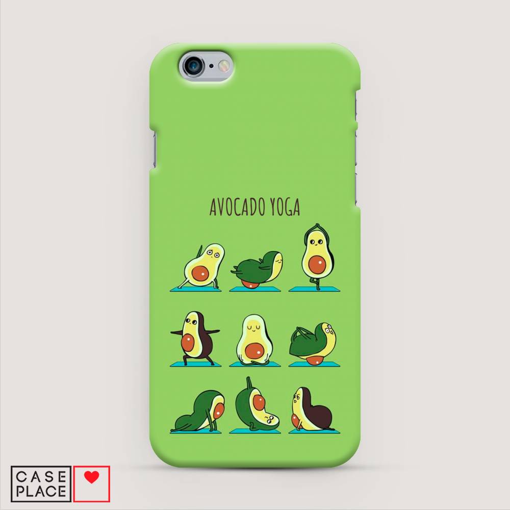 

Пластиковый чехол "Авокадо йога" на Apple iPhone 6S, 0104S20-7