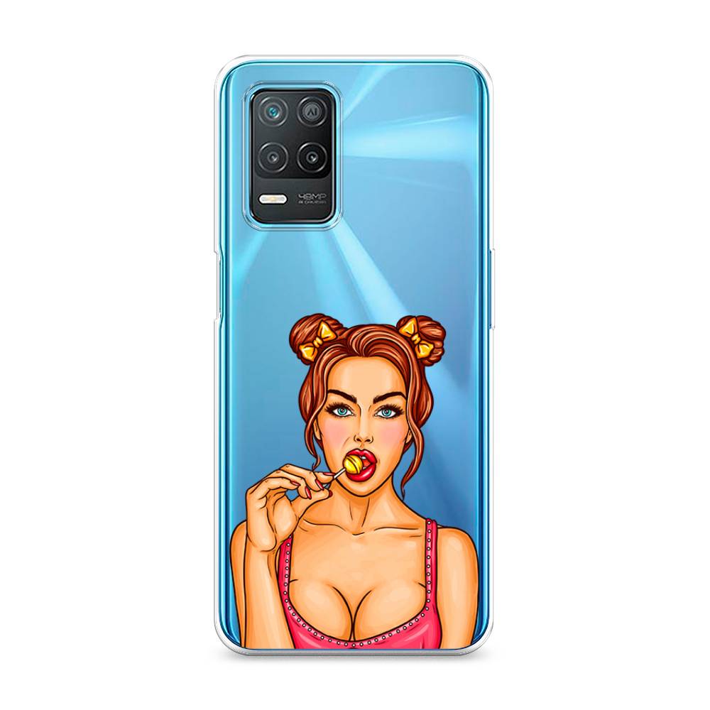 

Чехол Awog на Realme 8 5G/Narzo 30 5G "Вкусный леденец", Разноцветный