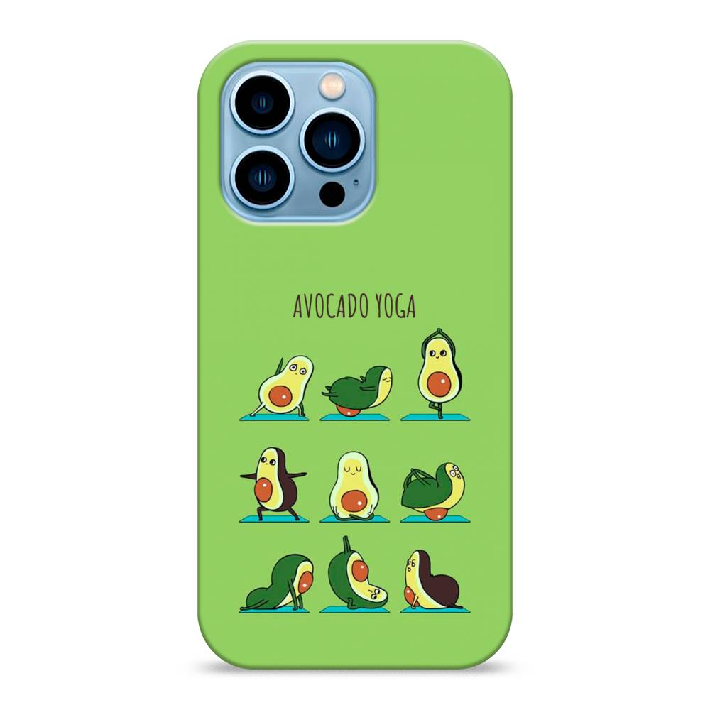 

Пластиковый чехол "Авокадо йога" на Apple iPhone 13 Pro, 14320-7