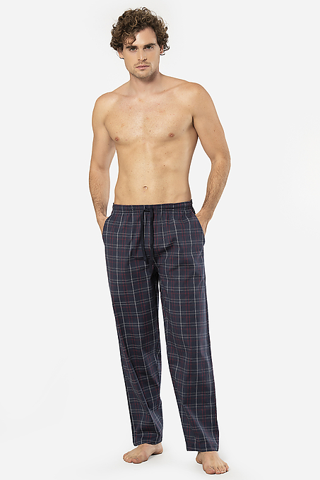 

Брюки домашние мужские Cacharel 2240 синие 2XL, Синий, 2240