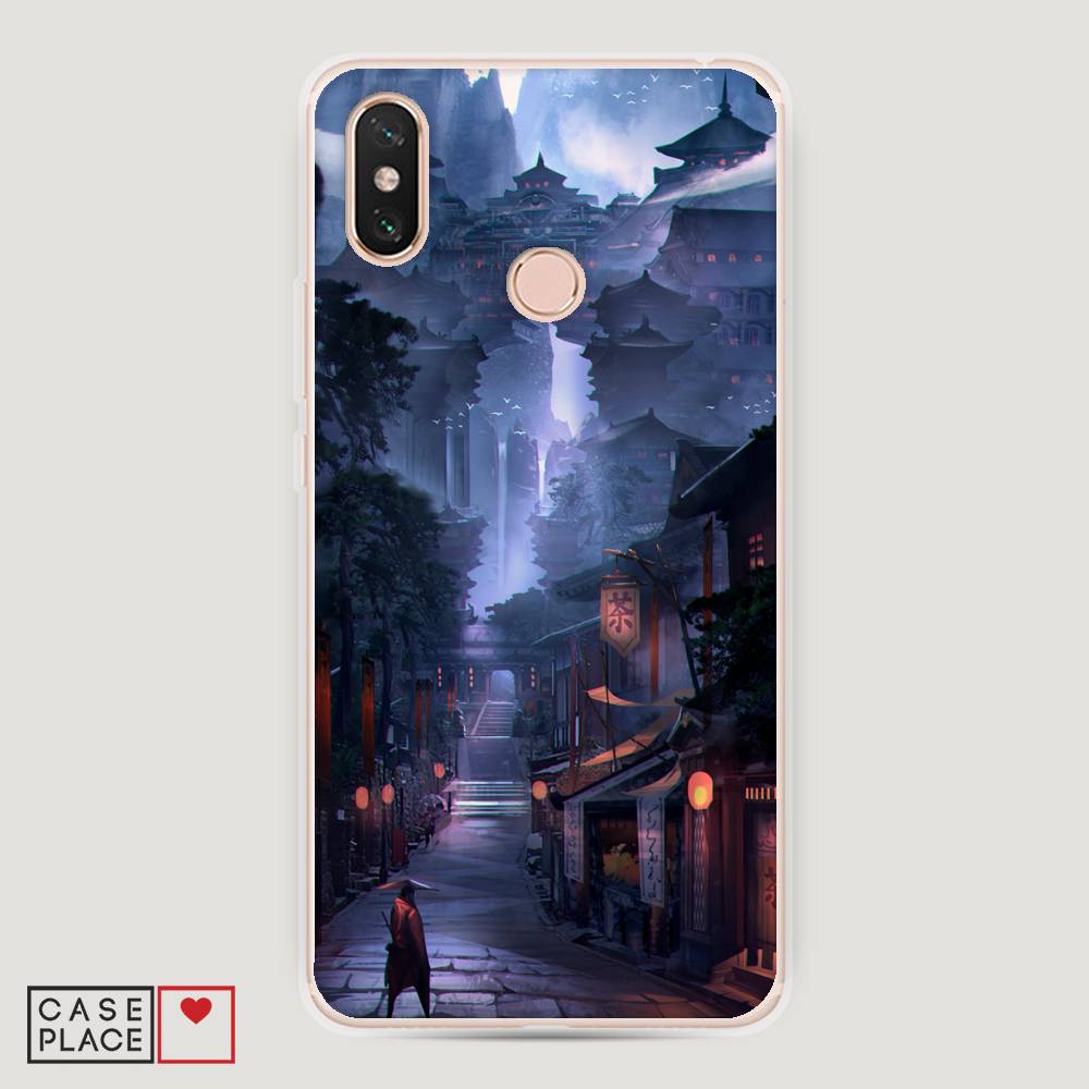 

Пластиковый чехол "Одинокий самурай" на Xiaomi Mi Max 3