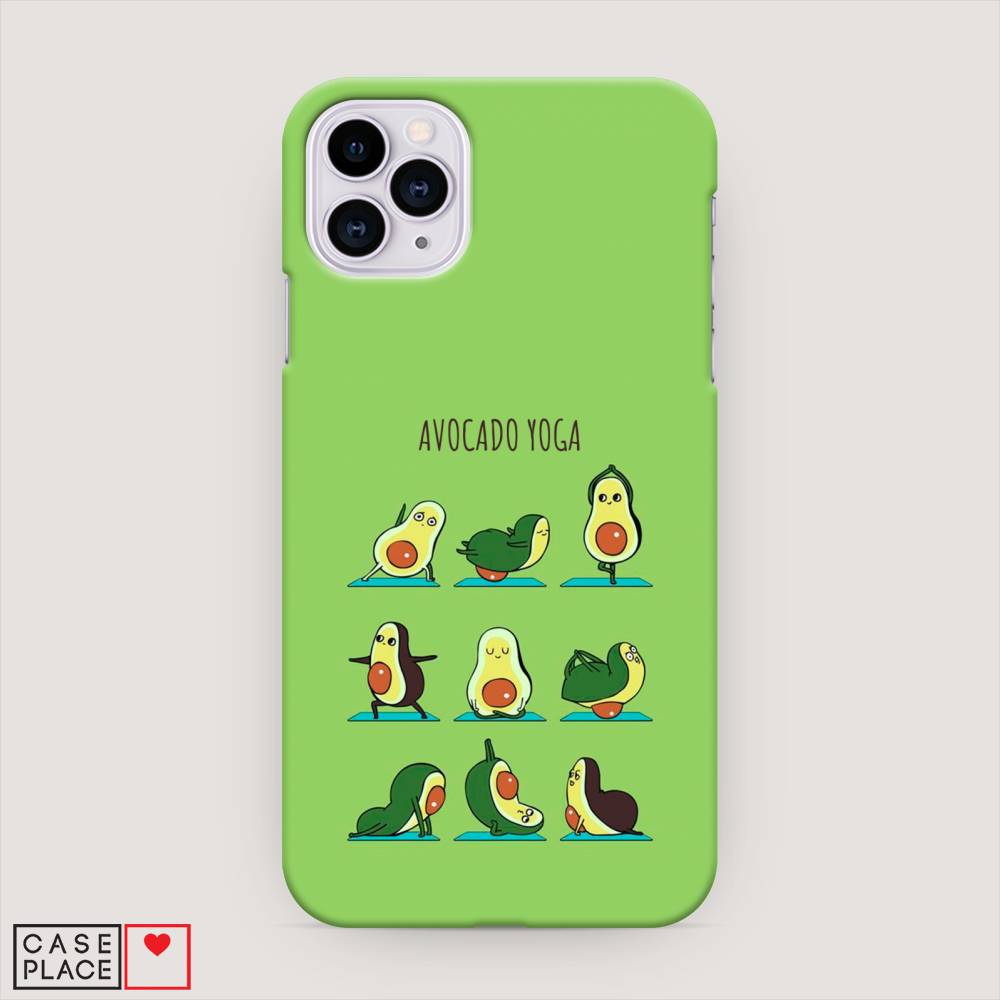 

Пластиковый чехол "Авокадо йога" на Apple iPhone 11 Pro, 12320-7