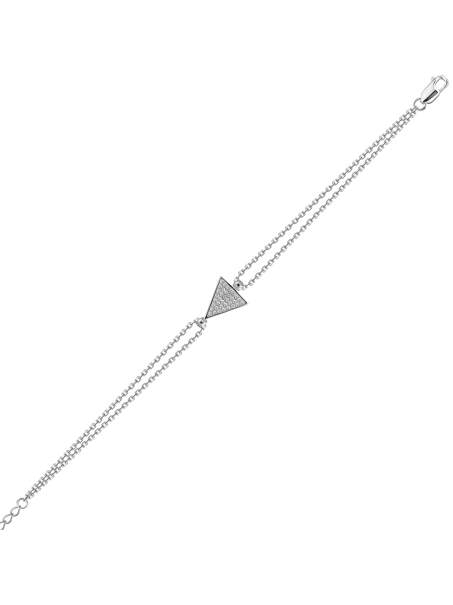 Браслет из серебра с фианитом р. 19 MIUZ Diamonds B2036-PR-1332