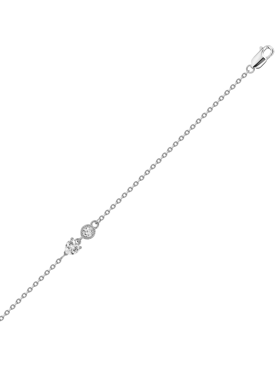 Браслет из серебра с фианитом р. 18 MIUZ Diamonds B2036-PR-3805