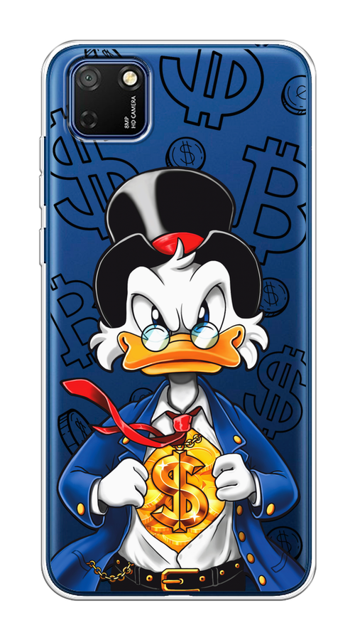 

Чехол на Honor 9S/Huawei Y5p "Scrooge Goldman", Черный;белый;синий, 6102650-1