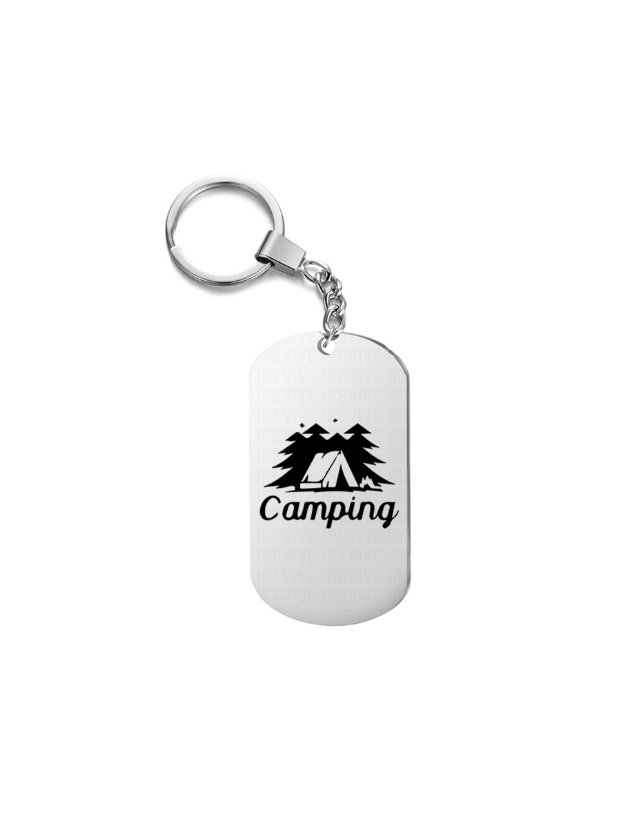

Брелок I-Revive Сamping adventure с 1сторонней гравировкой, "Сamping adventure" с 1сторонней гравировкой