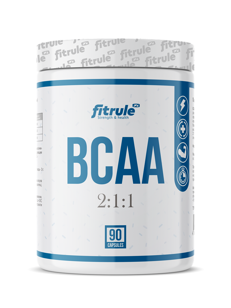 фото Fitrule bcaa 2:1:1 500 mg 90 капсул