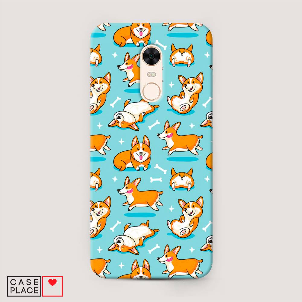 

Пластиковый чехол "Веселые корги" на Xiaomi Redmi 5 Plus, 33120-1