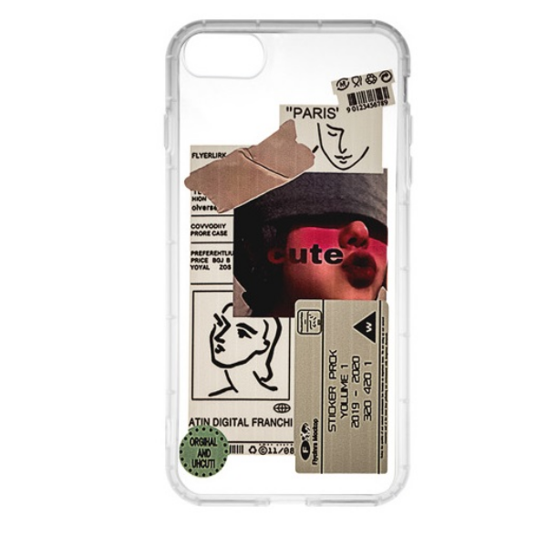 фото Чехол iphone 7/8 tpu tide case - cute прозрачный nobrand