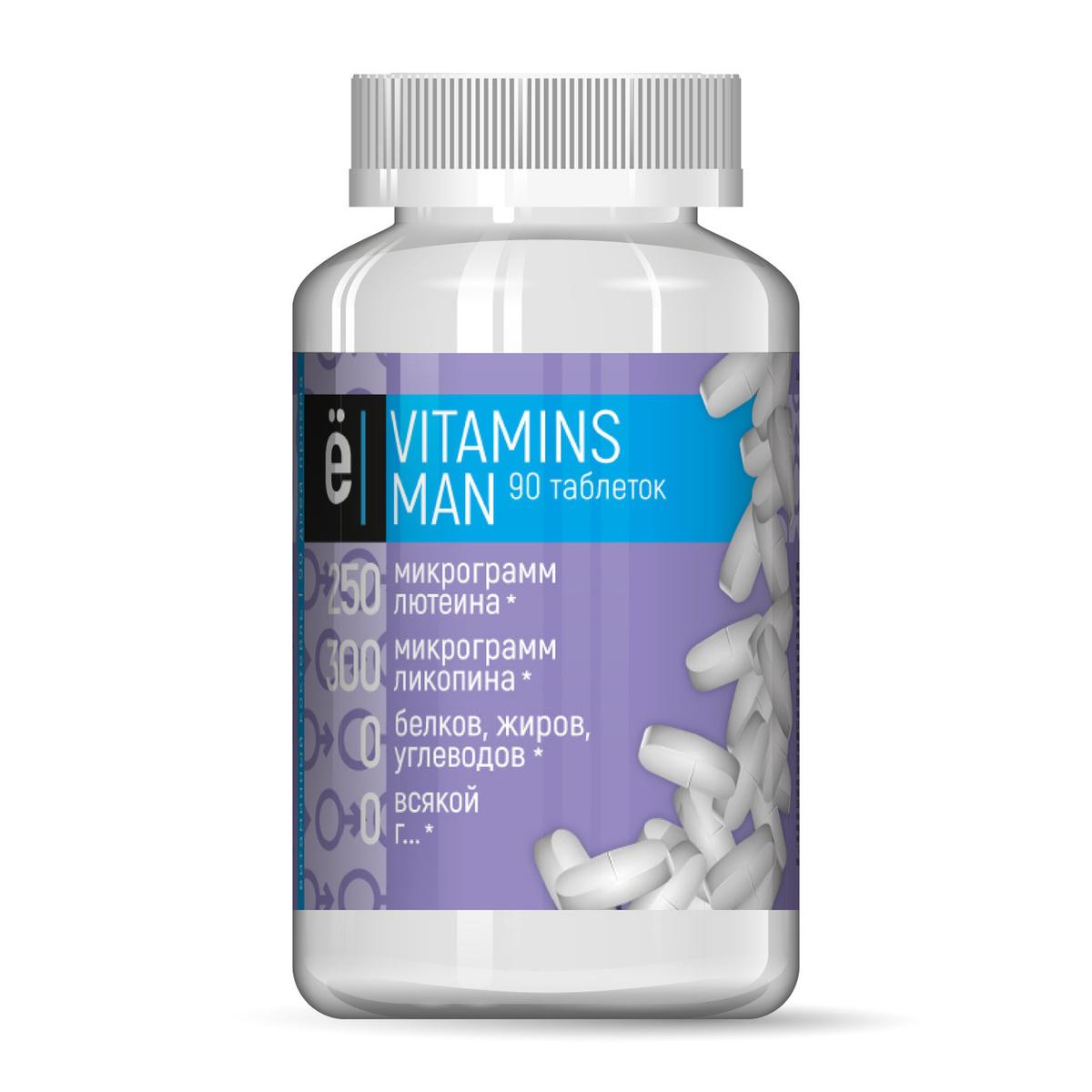 

ебатон Vitamins Man 90 таблеток, Vitamins Man