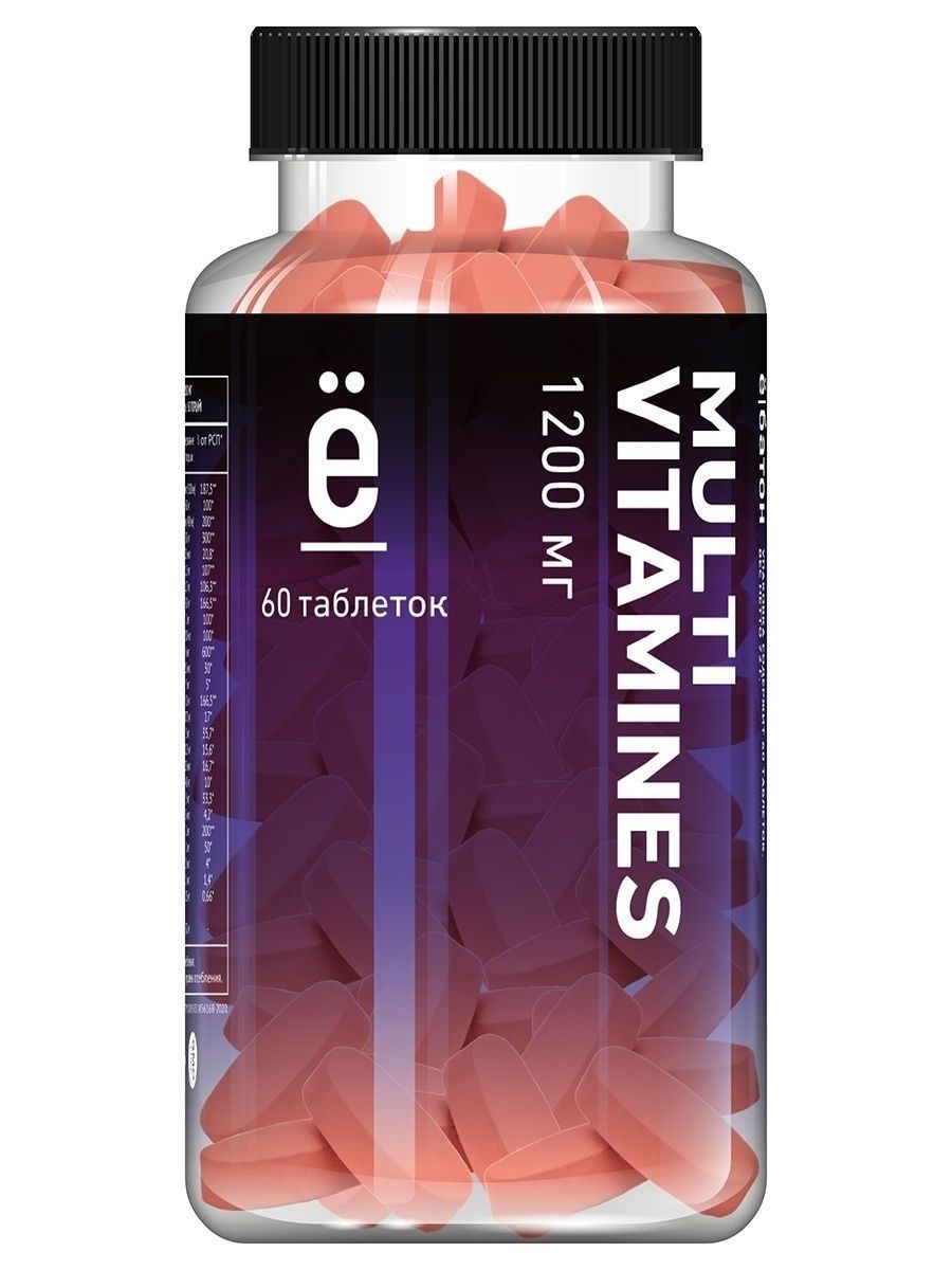 

ебатон Multivitamines 60 таблеток, Multivitamines