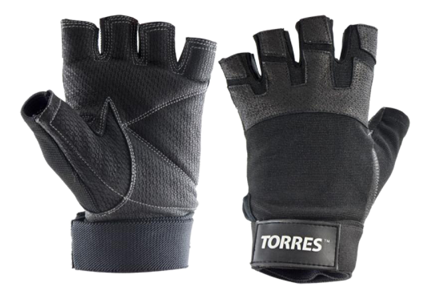 фото Перчатки для фитнеса torres pl6051, черный, xl