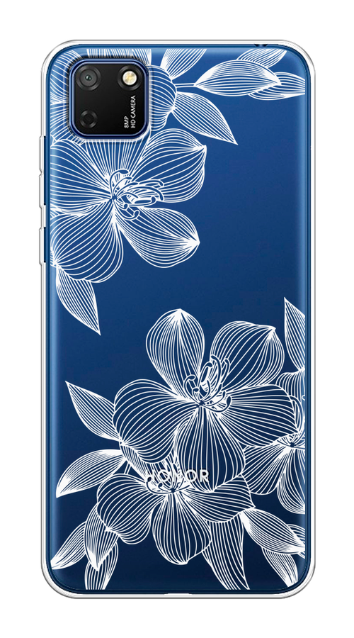 

Чехол на Honor 9S/Huawei Y5p "Крокус", Белый;прозрачный, 6102650-1