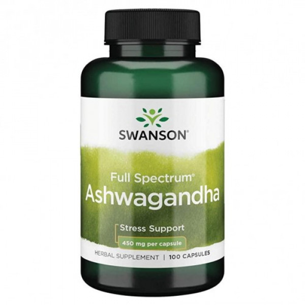 

Swanson Full Spec Ashwagandha 450 mg 100 капс