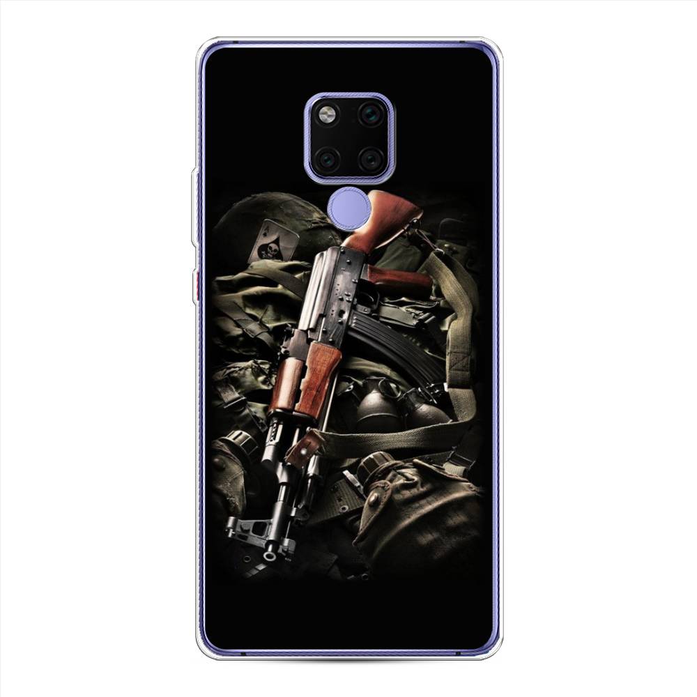

Чехол Awog на Huawei Mate 20X "Автомат", Черный;коричневый;серый, 66950-5