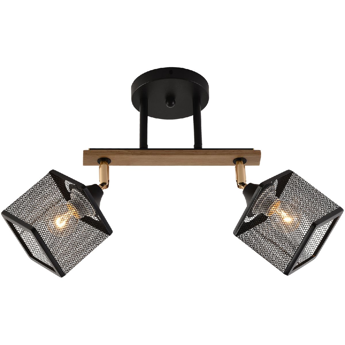 

Спот Reluce 01591-3.3-02B BK+FGD+WOOD