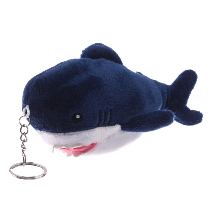 Мягкая игрушка «Акула», на брелоке, 15 см, БЛОХЭЙ, цвета МИКС