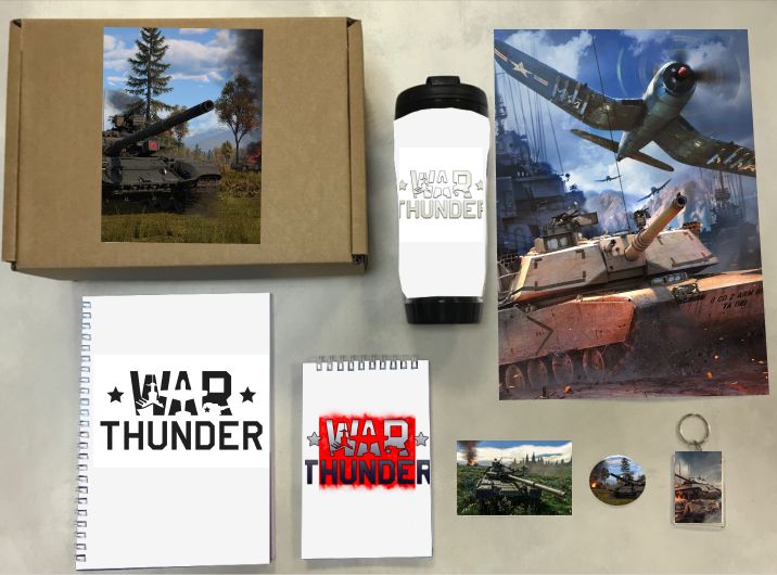 

Бокс с подарком War Thunder, Гром войны 5, 54405805-1, 7 предметов