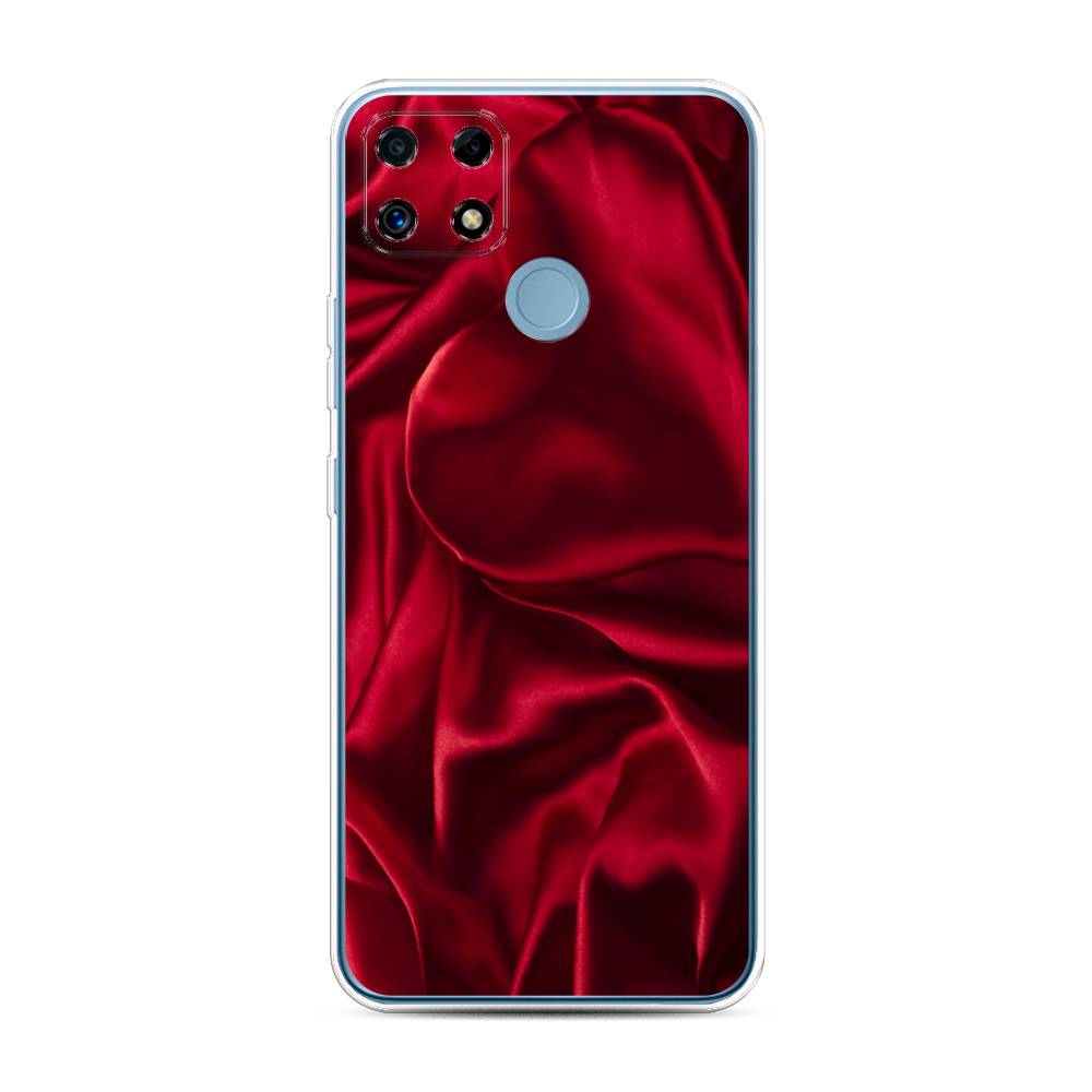 

Чехол Awog на Realme C25/C25s "Текстура красный шелк", Разноцветный, 257450-3