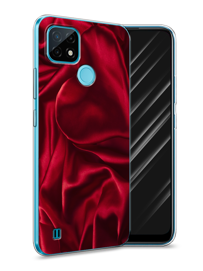 

Чехол Awog на Realme C21 "Текстура красный шелк", Разноцветный, 254950-3
