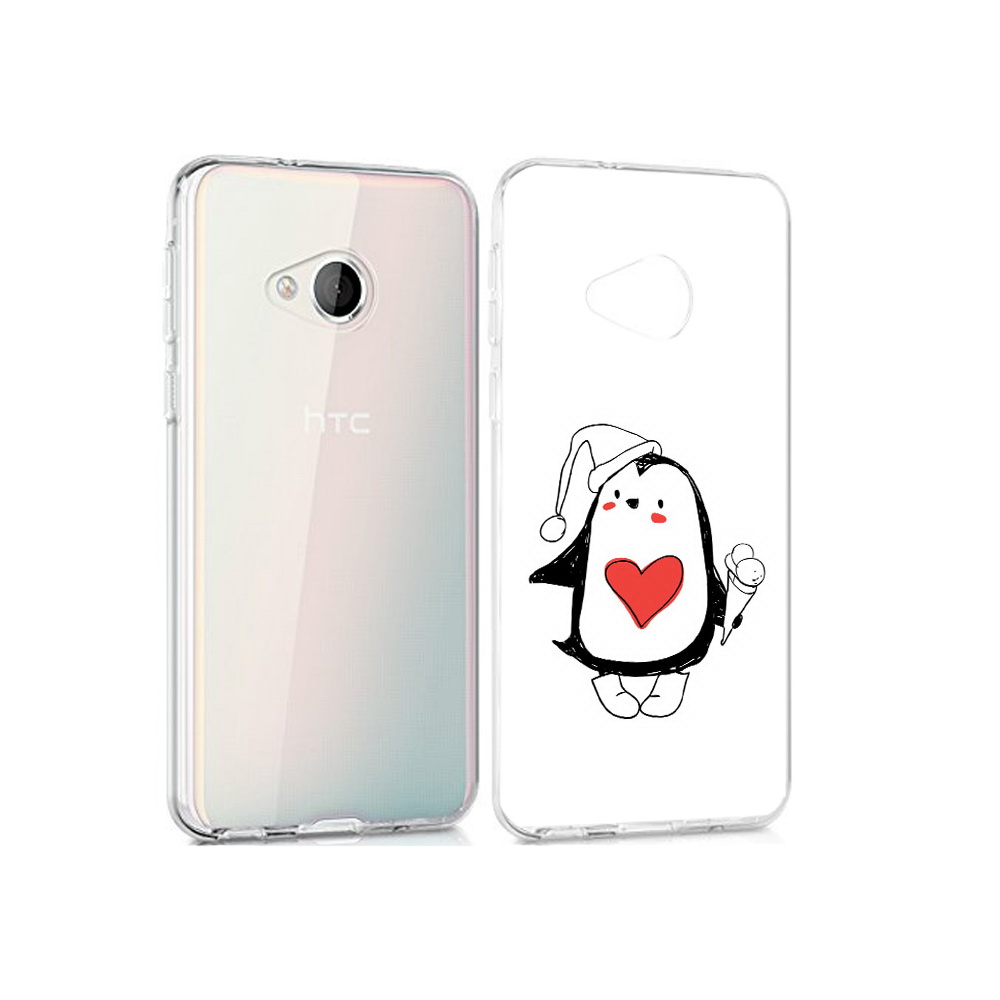 

Чехол MyPads Tocco для HTC U Play Пингвин с мороженым, Прозрачный, Tocco