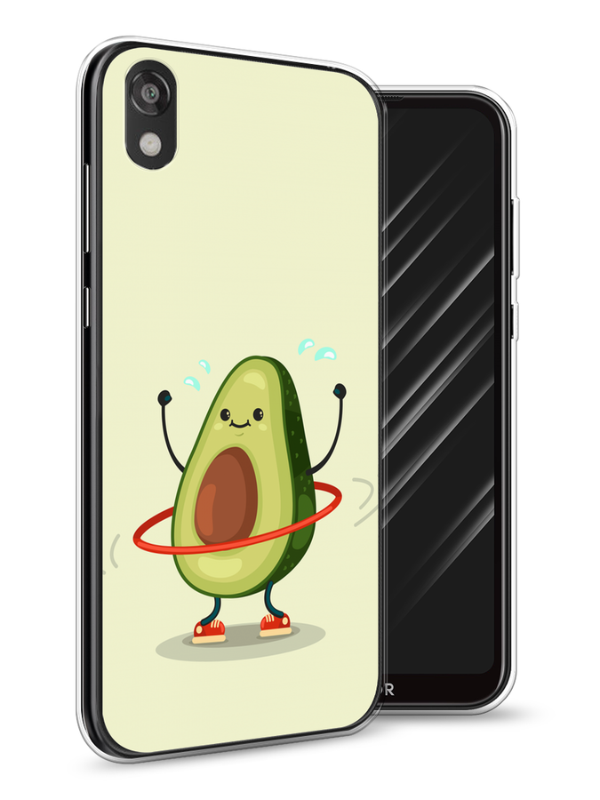 

Чехол Awog на Huawei Y5 2019 "Авокадо с обручем", Бежевый, 69050-10