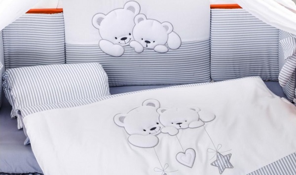 

Сменный комплект постельного белья Lepre Sweet Bears 3 предмета (125*65)