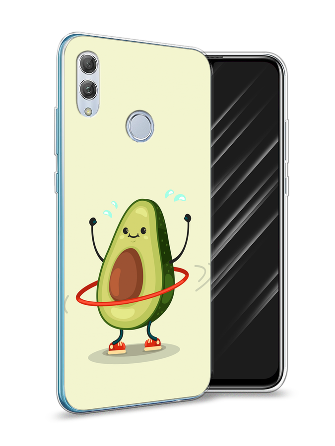 

Чехол Awog на Huawei P Smart 2019 "Авокадо с обручем", Бежевый, 67250-10