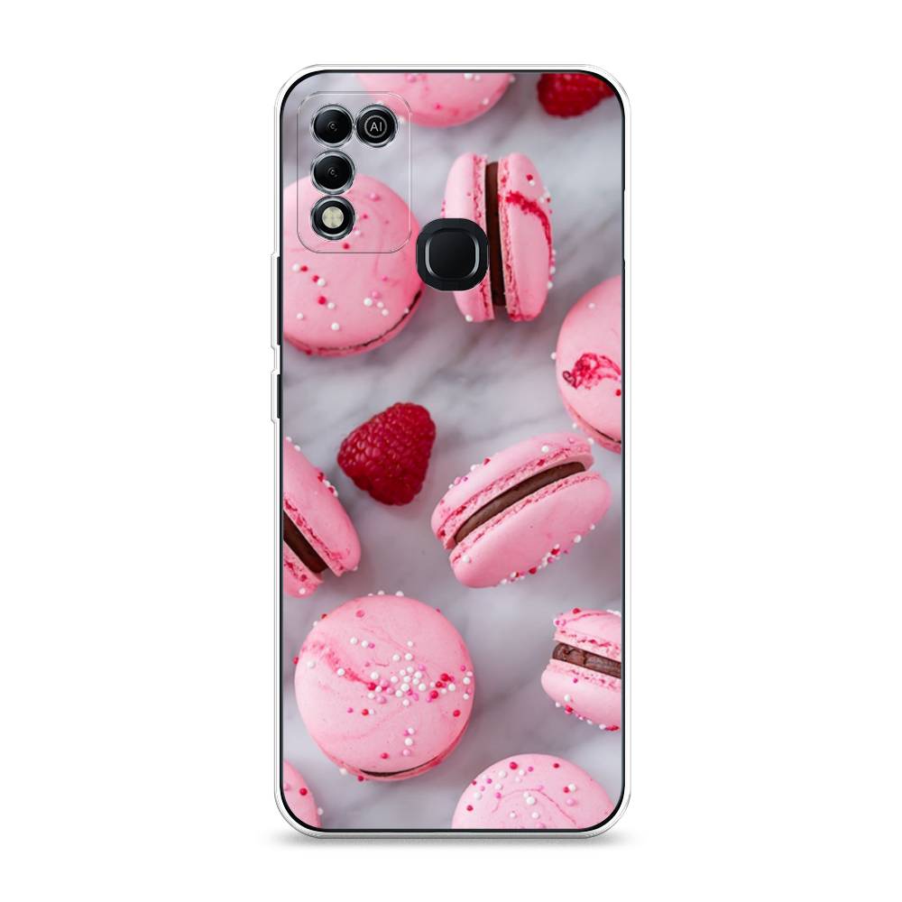 

Чехол Awog на Infinix HOT 11 Play "Макарони с малиной", Разноцветный, 3100850-10