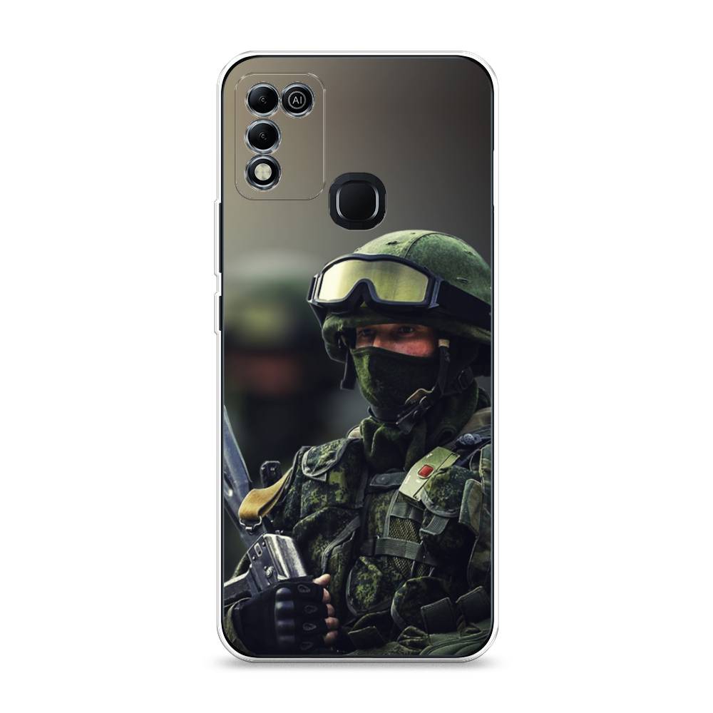 

Чехол Awog на Infinix HOT 11 Play "Солдат", Разноцветный, 3100850-5