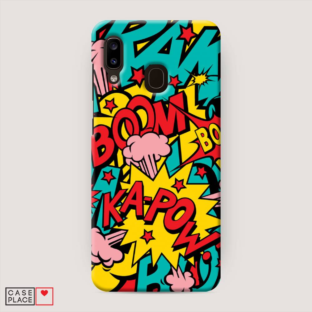 фото Пластиковый чехол "постер pop art" на samsung galaxy a20 awog