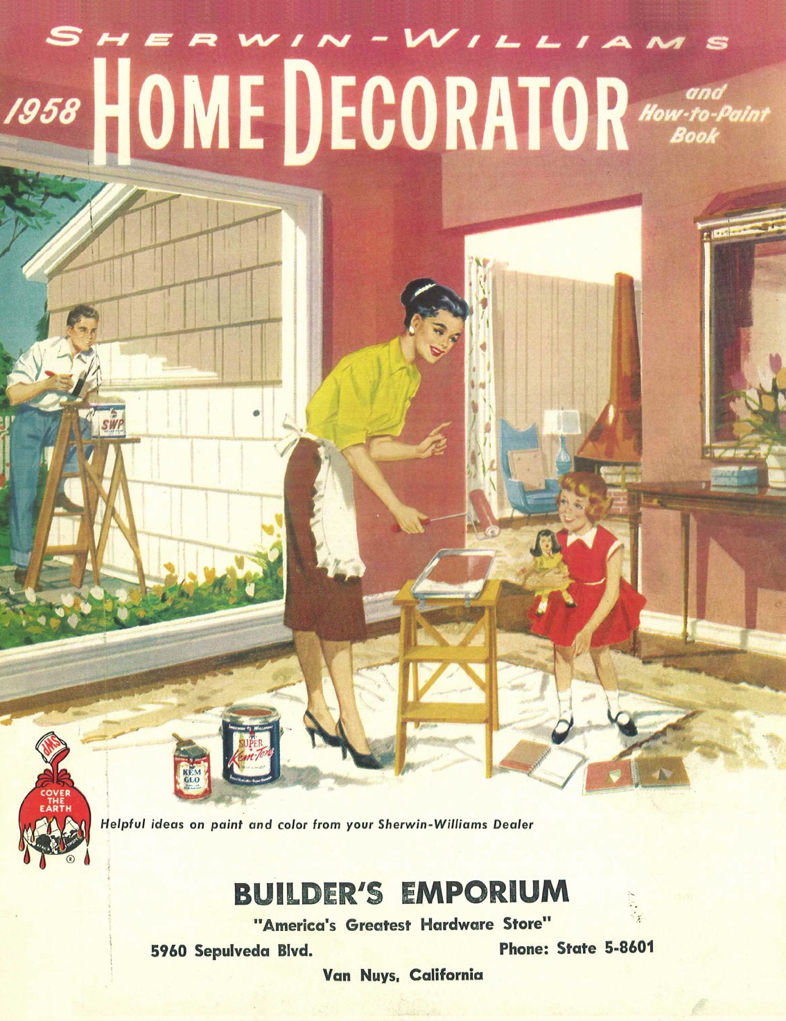 

Sherwin-Williams home decorator and how-to-paint book 1958