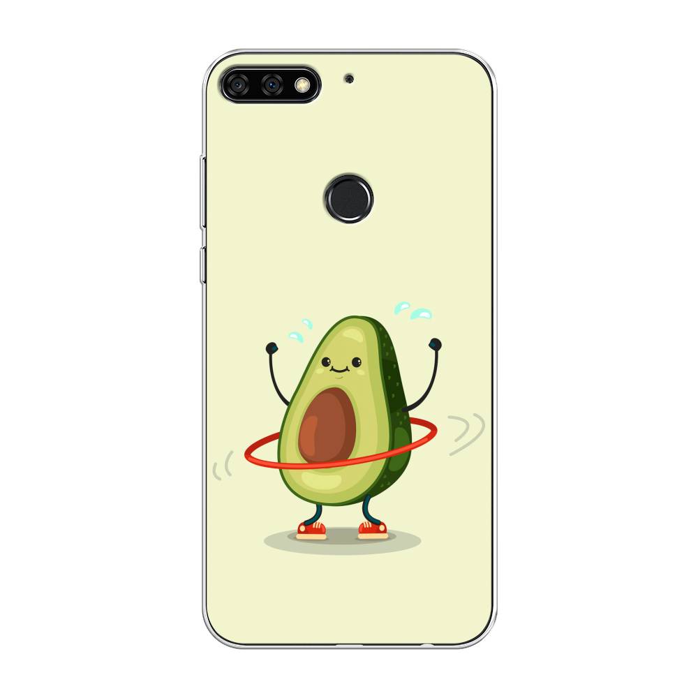 

Чехол Awog на Huawei Nova 2 Lite "Авокадо с обручем", Бежевый, 64650-10