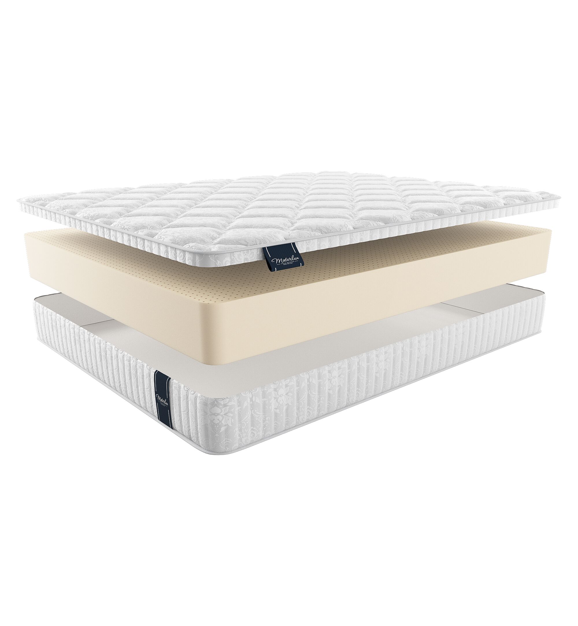 

Матрас Materlux Light-Soft Ecoline 175х210, Бежевый;белый;серый;серебристый, Ecoline