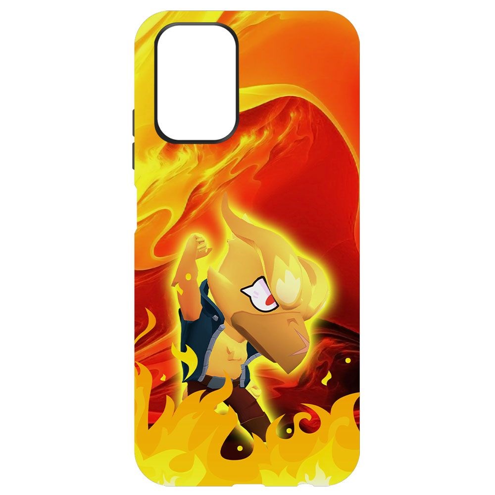 

Чехол-накладка Krutoff Софт Кейс Brawl Stars - Ворон-Феникс для Xiaomi Redmi 10 черный