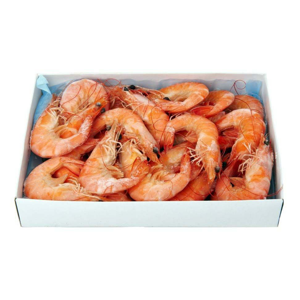 Креветки Kaluri Королевские неразделанные варено-мороженые 800 г