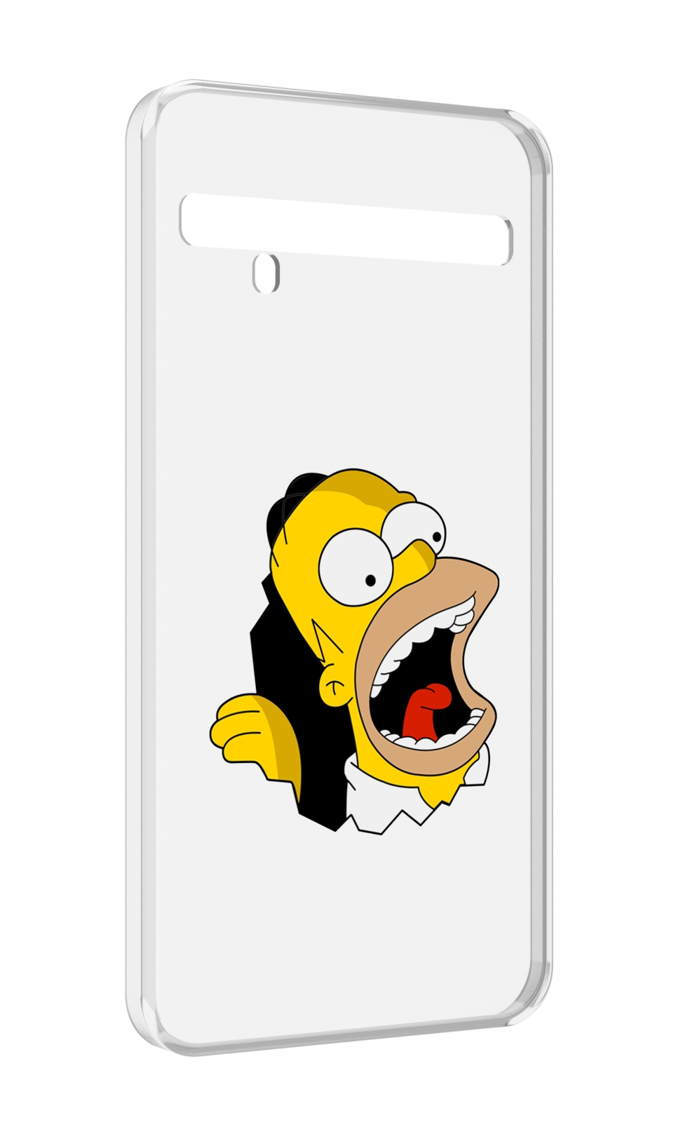 

Чехол MyPads гомер-голодный для TCL 10 Pro / TCL 10 + Plus, Прозрачный, Tocco