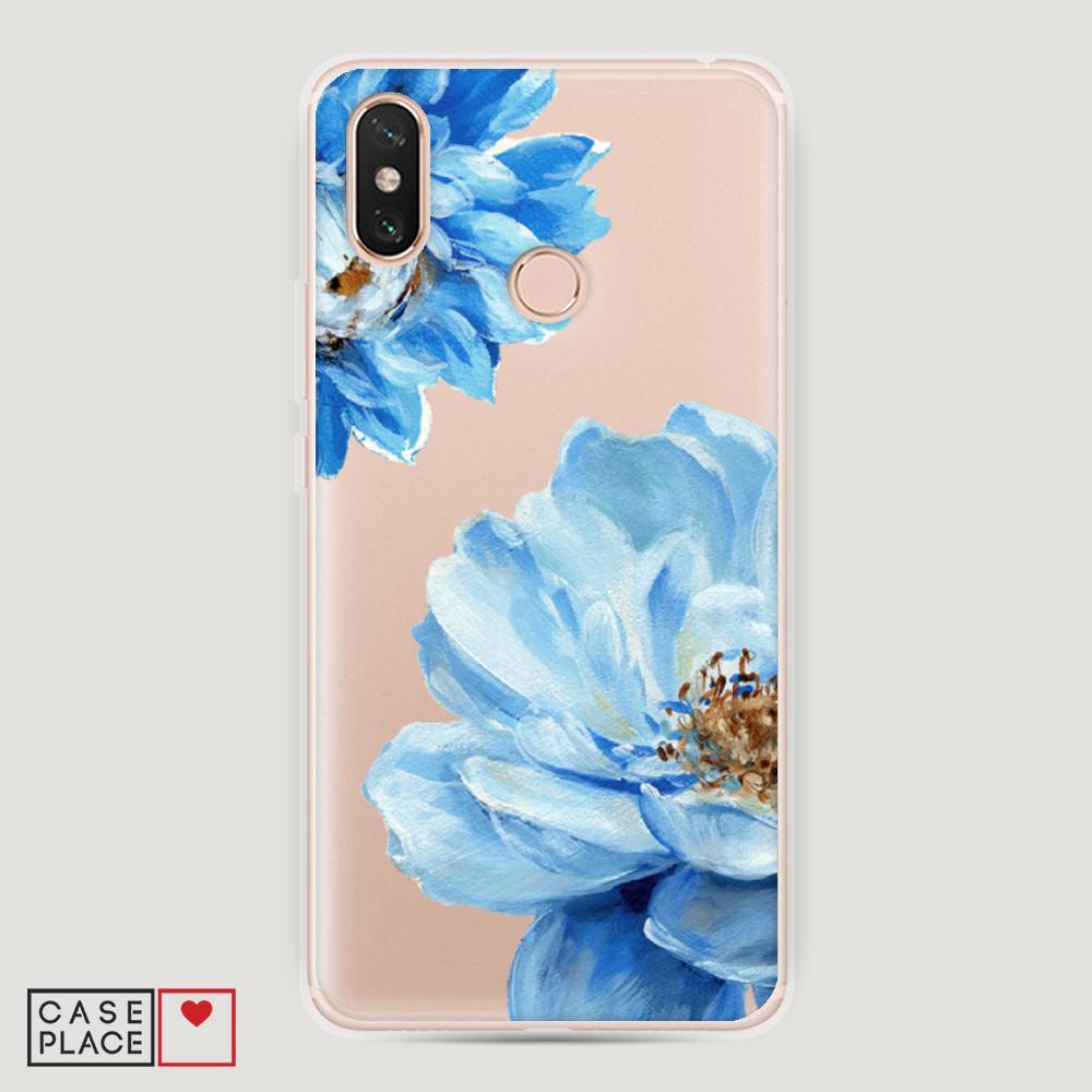 

Пластиковый чехол "Голубые клематисы" на Xiaomi Mi Max 3