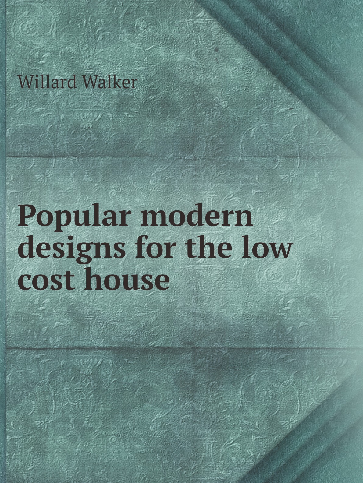 

Popular modern designs for the low cost house