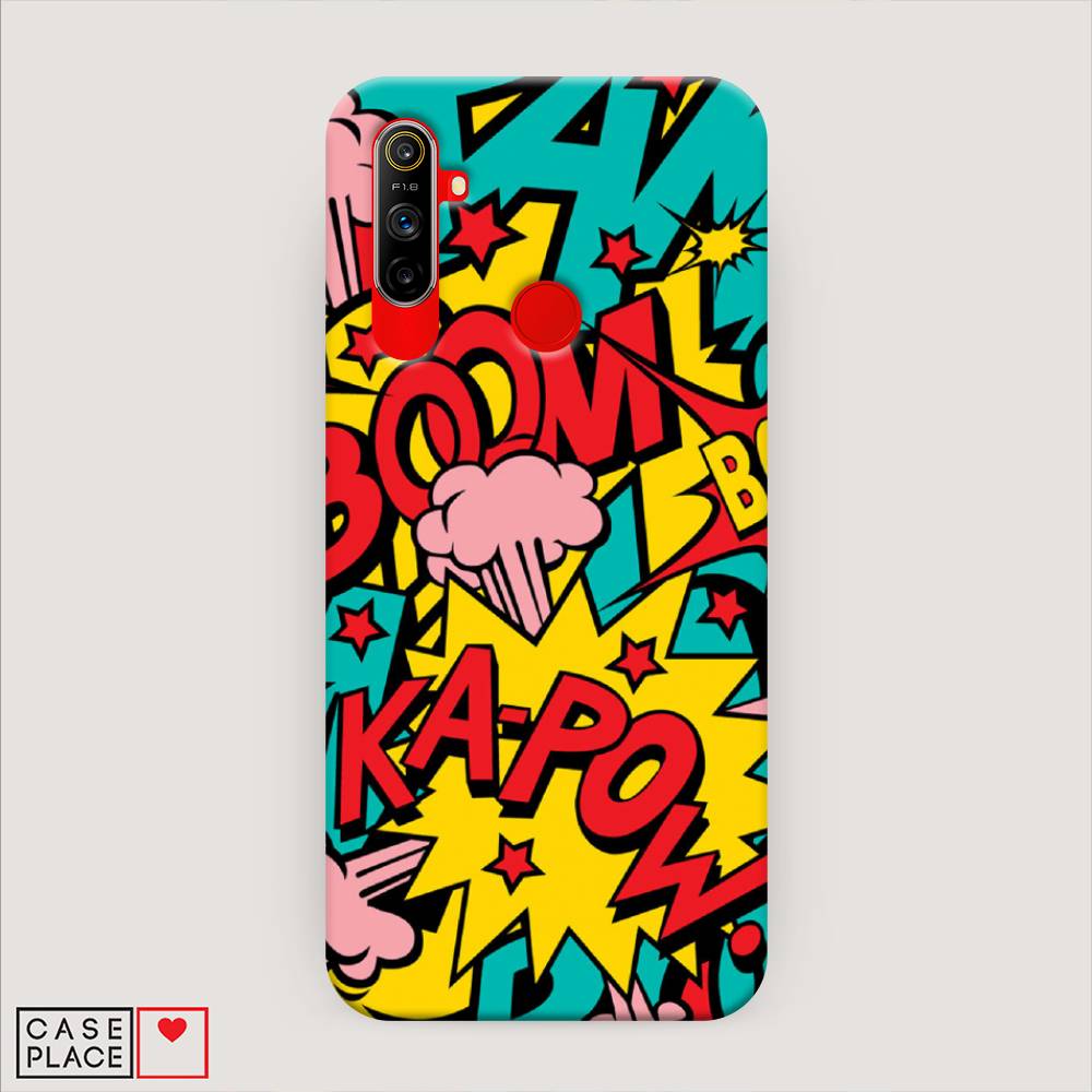 

Пластиковый чехол "Постер pop art" на Realme C3, 253020-7