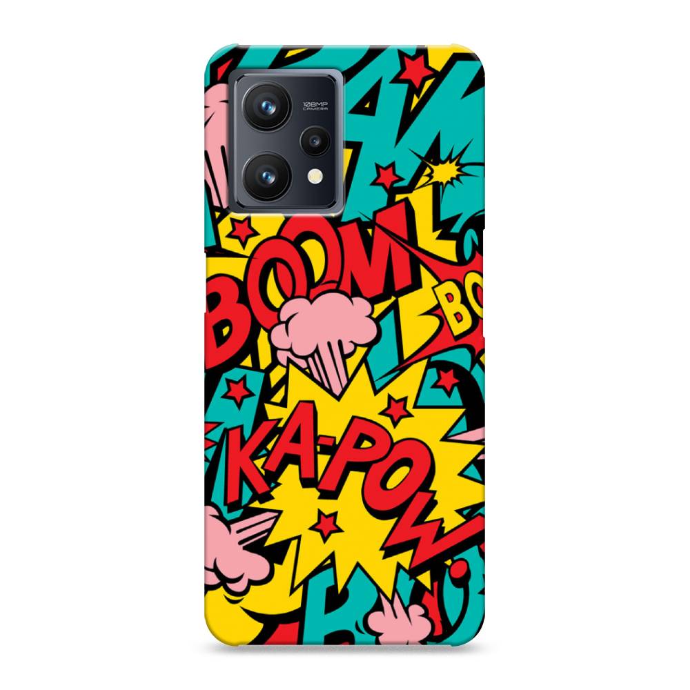 фото Пластиковый чехол "постер pop art" на realme 9 awog