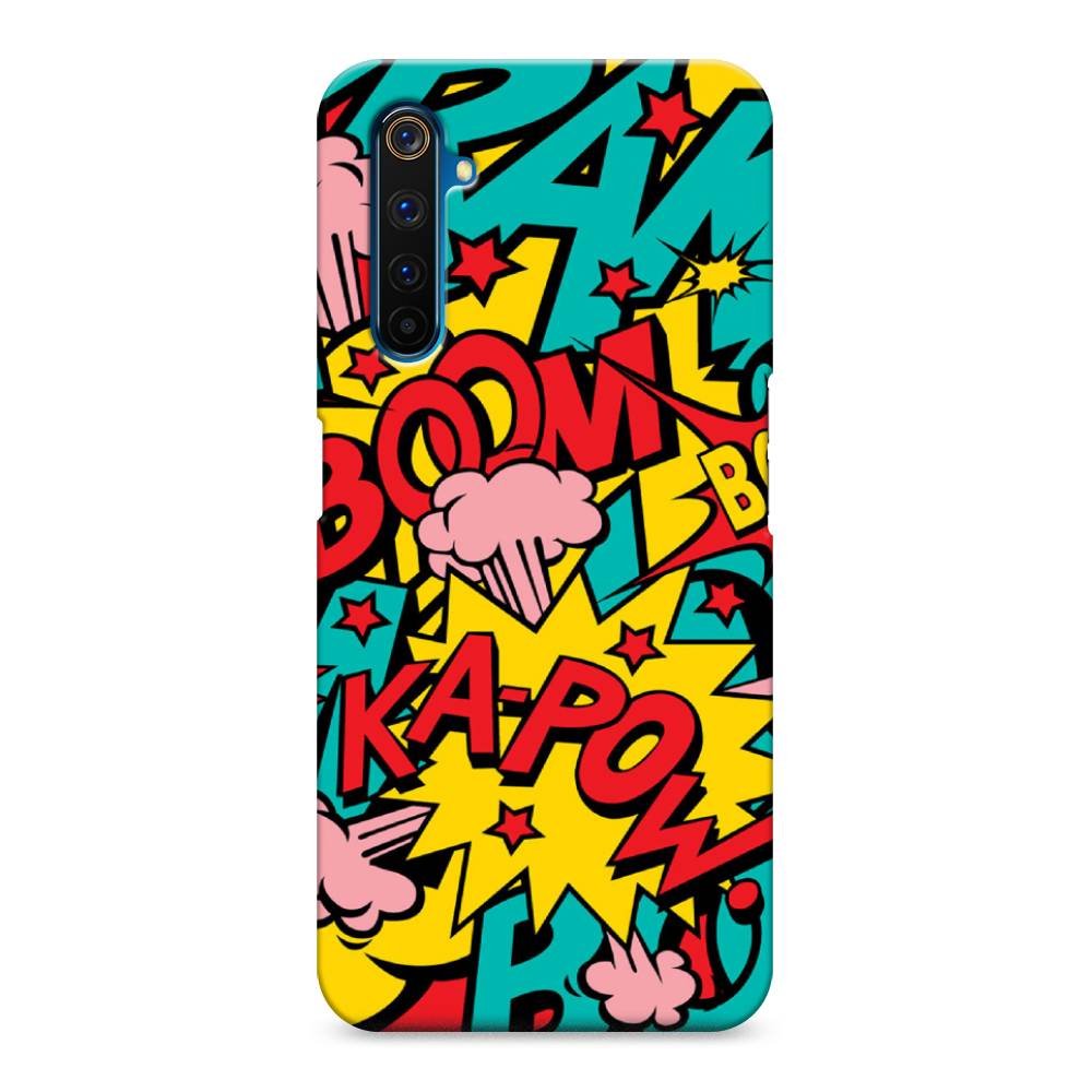 

Пластиковый чехол "Постер pop art" на Realme 6 Pro, 252820-7