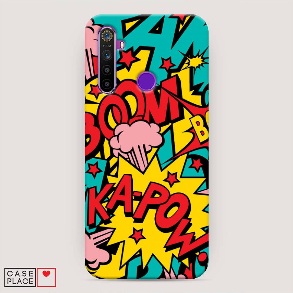 

Пластиковый чехол "Постер pop art" на Realme 5, 251520-7