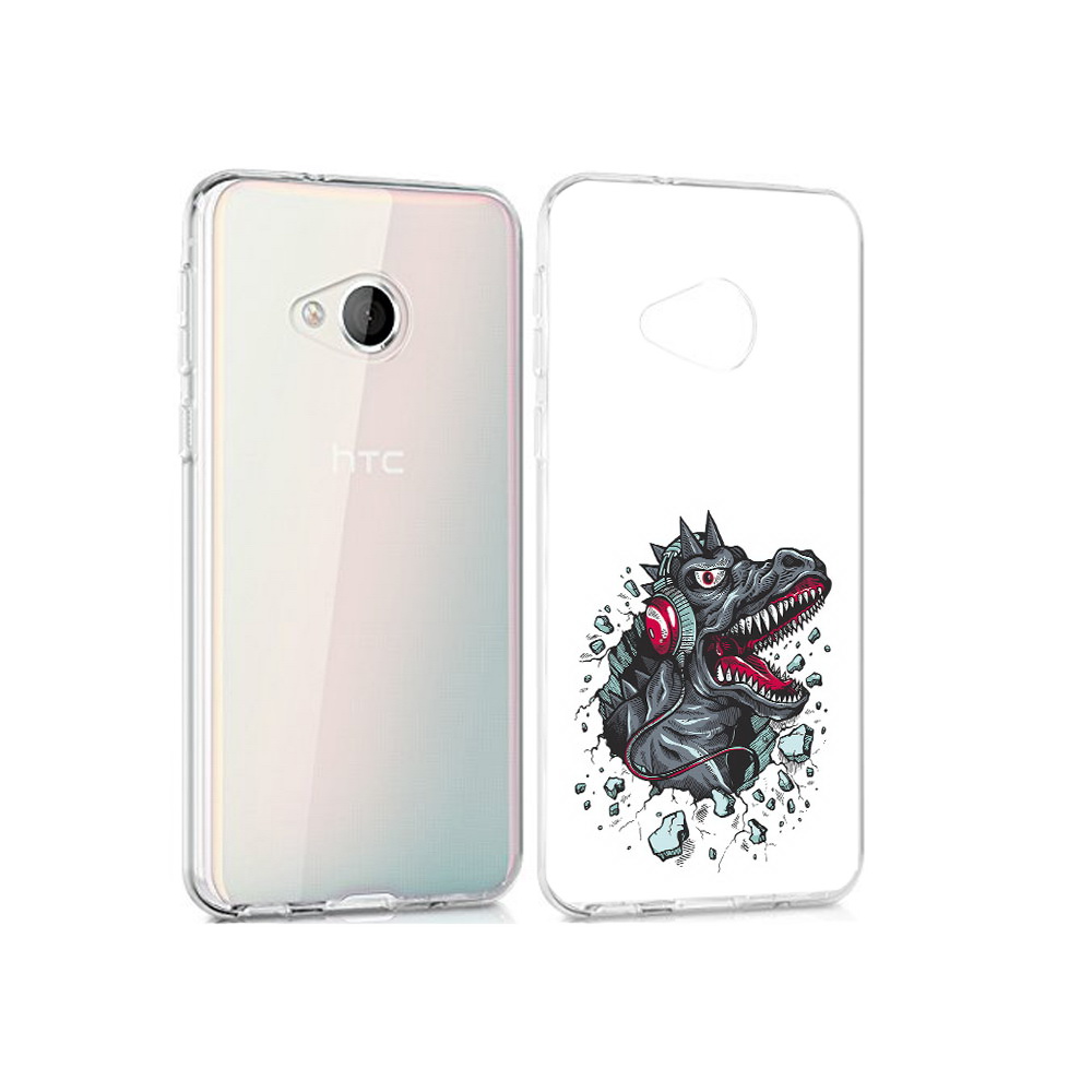 

Чехол MyPads Tocco для HTC U Play Нарисованный динозавр в наушниках, Прозрачный, Tocco