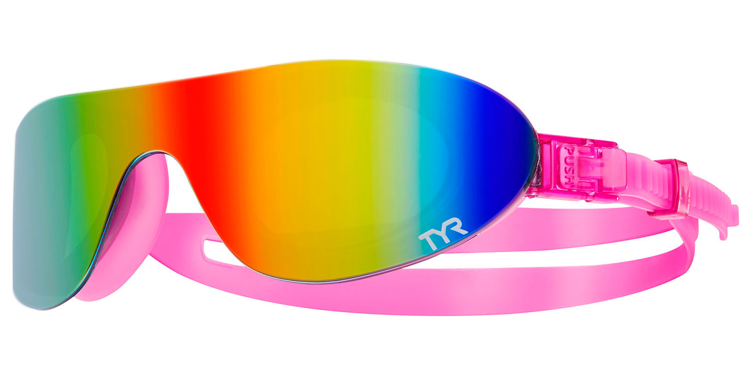 фото Очки tyr swimshades mirrored pink