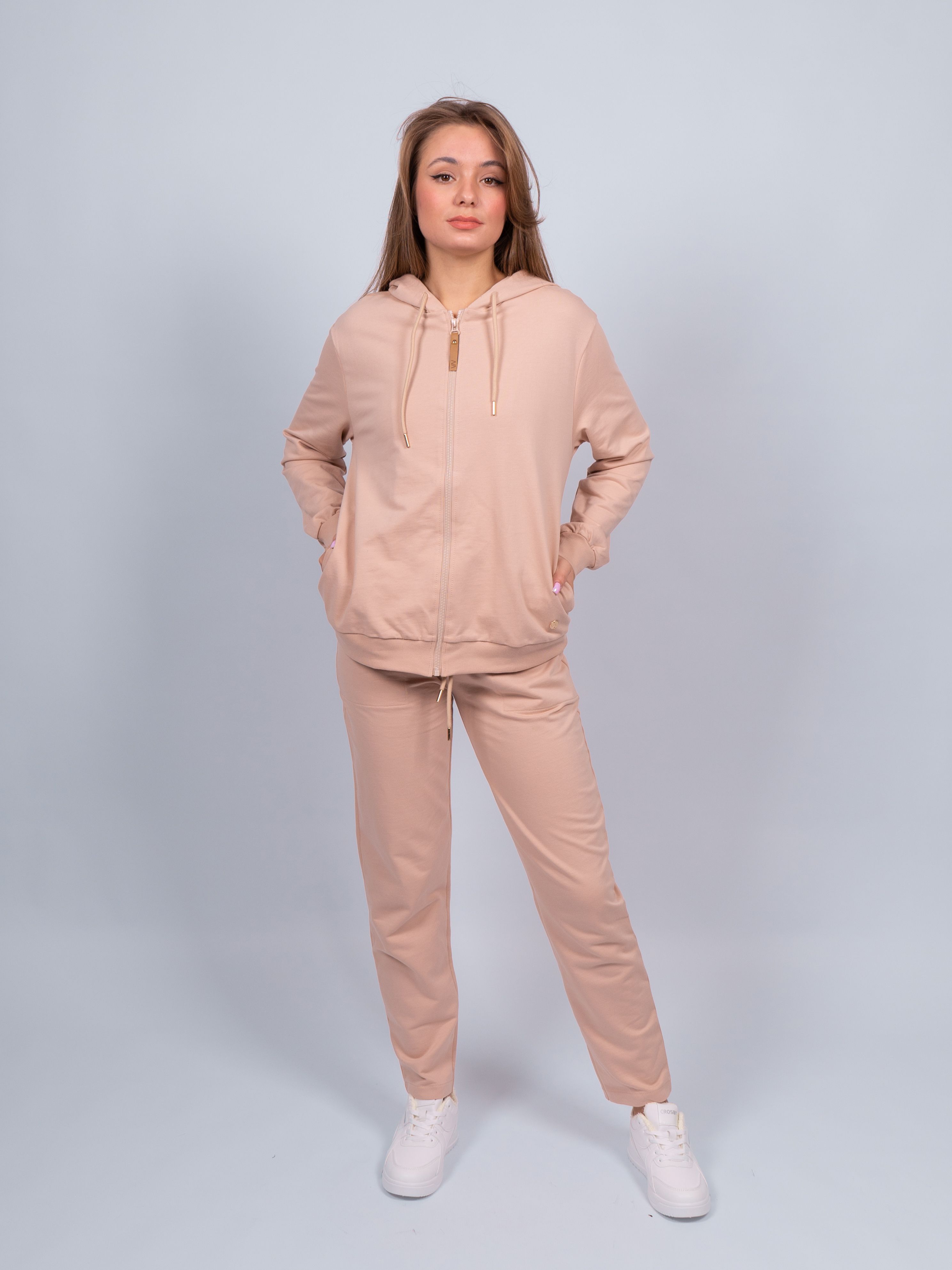 

Брюки женские 365 clothes 15615882.00 бежевые 42 RU, Бежевый, 15615882.00